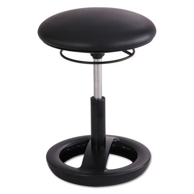 Safco 3000BV Uncategorized Twixt Desk Height Ergonomic Stool, Supports Up To 250 Lb, 22.5" Seat Height, Bla (3000bv) (saf3000bv SAF3000BV 