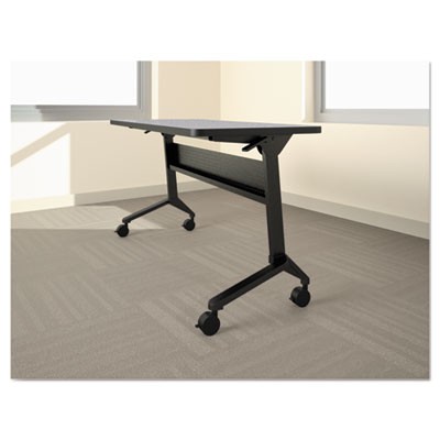 Safco LF48S5 Tables & Desks Flip-n-go Black Training Table Base MLNLF48S5 818237095061