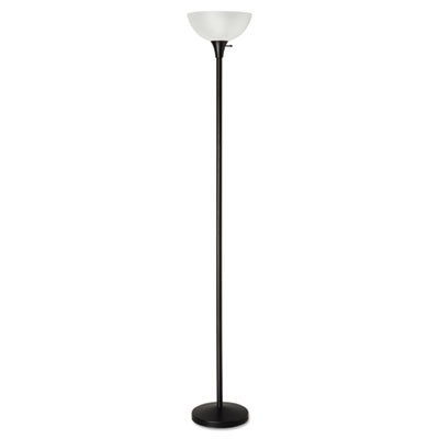Alera LMPF72B Uncategorized Floor Lamp, 71" High, Translucent Plastic Shade, 11.25w X 11.25d X 71h, Matte Bl (lmpf72b) (alelmpf7 ALELMPF72B 