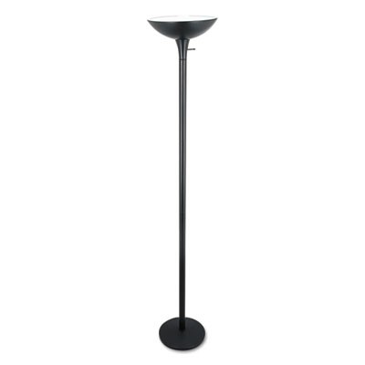 Alera LMPF52B Uncategorized Torchier Floor Lamp, 12.5w X 12.5d X 72h, Matte Black (lmpf52b) (alelmpf52b) ALELMPF52B 