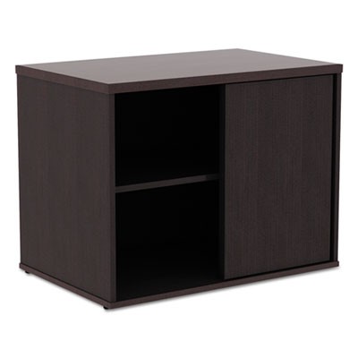 Alera LS593020ES Uncategorized Alera Open Office Desk Series Low Storage Cabinet Credenza, Woodgrain Laminate, (ls593020es) (alels5 ALELS593020ES 