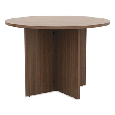 Alera VA7142WA Uncategorized Alera Valencia Round Conference Table With Legs, 42" Diameter X 29.5h, Modern Wa (va7142wa) (aleva71 ALEVA7142WA 