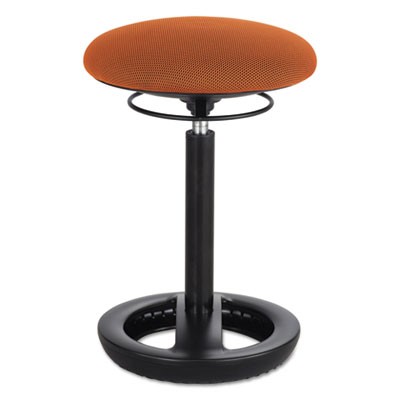 Safco 3000OR Uncategorized Twixt Desk Height Ergonomic Stool, Supports Up To 250 Lb, 22.5" Seat Height, Ora (3000or) (saf3000or SAF3000OR 