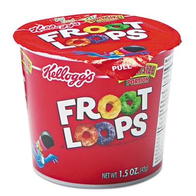 Keebler KEE12465 Uncategorized Froot Loops Breakfast Cereal, Single-serve 1.5 Oz Cup, 6/box (kee12465) (keb01246) Pg.446. KEB01246 038000012464
