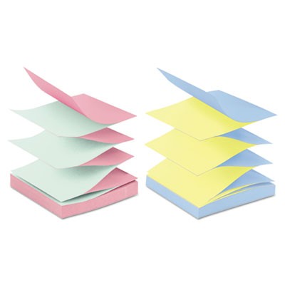 3m R330UALT Post-It Pop-up Notes In Alternating Colors, 3 In X 3 In, Marseille Color Collection MMMR330UALT 818237533518
