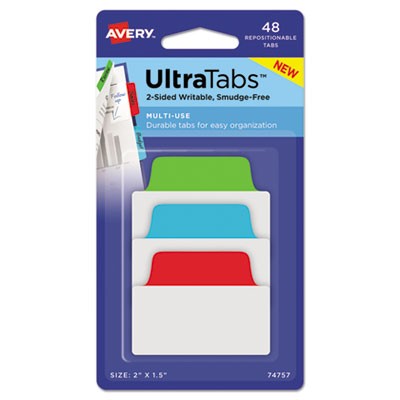 Avery Dennison 74757 Tab Indexes Ultra Tabs AVE74757 067933747570