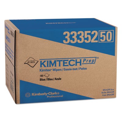 Kleenex 33352 Uncategorized Power Clean Oil, Grease And Ink Cloths, Brag Box, 12.1 X 16.8, Blue, 180/box (33352) (kcc33352) KCC33352 00036000333527