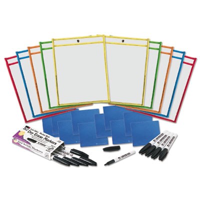 Charles Leonard 29130 Erase Boards Dry Erase Pocket LEO29130 818204797257