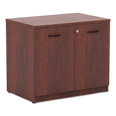 Alera VA613622MC Uncategorized Alera Valencia Series Storage Cabinet, 34.13w X 22.78d X 29h, Medium Cherry (va613622mc) (aleva61362 ALEVA613622MC 042167300388