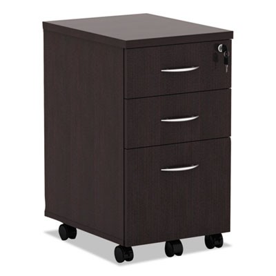 Alera VA572816ES Uncategorized Alera Valencia Series Mobile Pedestal File, Left/right, 3-drawer: Box/box/file, (va572816es) (aleva5 ALEVA572816ES 