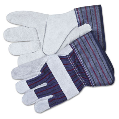 Crews, Inc 12010XL Uncategorized Men's Split Leather Palm Gloves, Gunn Cut, Wing Thumb, X-large, Gray, Dozen (12010xl) (crw12010xl) P CRW12010XL 045143129140