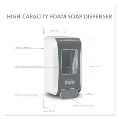 Top Image&nbsp;Gojo Industries, Inc&nbsp;527006&nbsp;Soap Dispensers