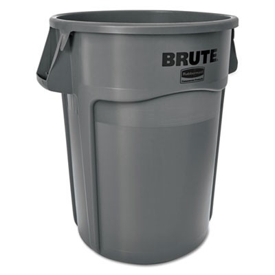 Rubbermaid FG265500GRAY Wastebaskets & Trash Cans Brute Waste Container RCP265500GY 086876005318