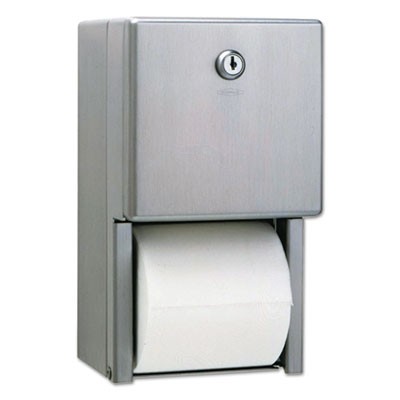 Bobrick B2888 Uncategorized Washroom 2-roll Steel Bath Tissue Dispenser BOB2888 00716954501110