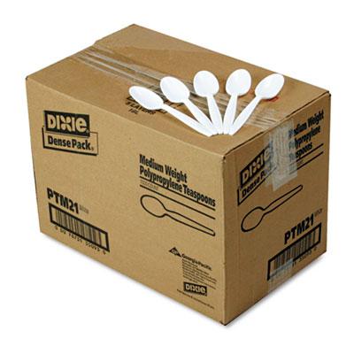 Dixie Food Service PTM21 Cutlery Medium-weight Disposable Teaspoons By Gp Pro DXEPTM21 818243713959