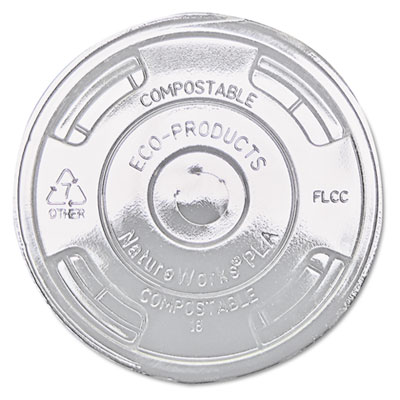 Eco-Products EPFLCC Uncategorized Cold Cup Flat Lids ECOEPFLCC 644632900545