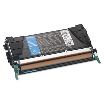 Lexmark C5340CX Toners & Ink Cartridges Extra High Capacity Cyan Toner Cartridge LEXC5340CX 734646009119