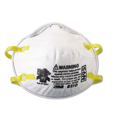 3m 8210 Safety Gears Particulate Respirator Mask MMM8210 013297428600