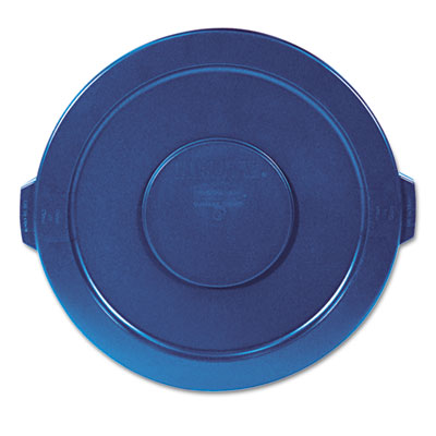Rubbermaid FG263100BLUE Uncategorized Brute Self-draining Flat Top Lids For 32 Gal Round Brute Containers, 22.25" Diam (fg263100blue) (rcp RCP263100BE 10086876192015