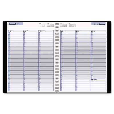 G52000 Large 2022 Weekly Appointment Book & Planner by AT-A-GLANCE DayMinder 8 x 11 Black 