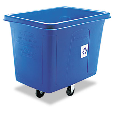 Rubbermaid FG461673BLUE Uncategorized Recycling Cube Truck RCP461673BE 086876194319