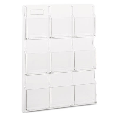 Safco 5603CL Racks & Organizers Nine Magazines Literature Display Rack SAF5603CL 073555560305