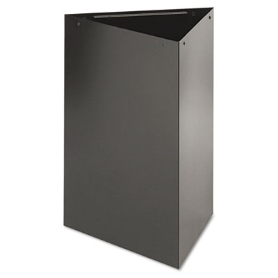 Safco 9550BL Uncategorized Trifecta Waste Receptacle, 26" High Base, 15 Gal, Steel, Black (9550bl) (saf9550bl) SAF9550BL 073555955026