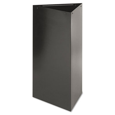 Safco 9552BL Uncategorized Trifecta Waste Receptacle, 34" High Base, 19 Gal, Steel, Black (9552bl) (saf9552bl) SAF9552BL 073555955224
