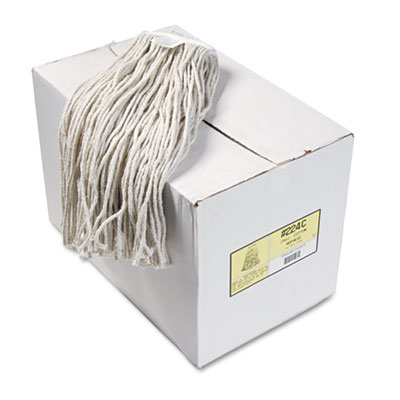 Unisan 224CCT Uncategorized Premium Cut-end Wet Mop Heads, Cotton, 24 Oz, White, 12/carton (224cct) (bwk224cct) Pg.645. BWK224CCT 10749507982651