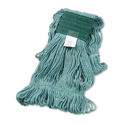 Unisan 502GNEA Uncategorized Super Loop Wet Mop Head, Cotton/synthetic Fiber, 5" Headband, Medium Size, Green (502gnea) (bwk502gn BWK502GNEA 10749507981654